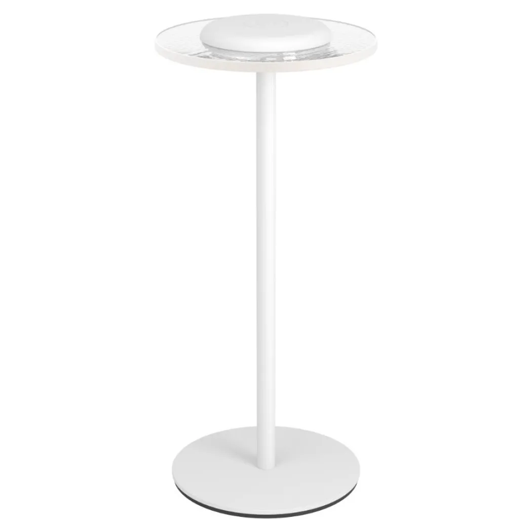 Trepella White LED Touch Table Lamp