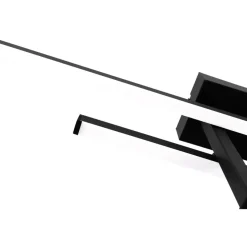 Trepiliano Black LED Semi-Flush Ceiling Light