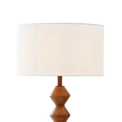 Trezza Walnut Floor Lamp