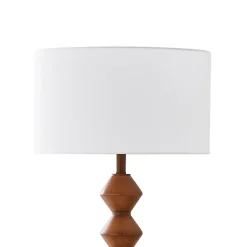 Trezza Walnut Floor Lamp