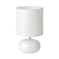 Trondio White Ceramic Table Lamp