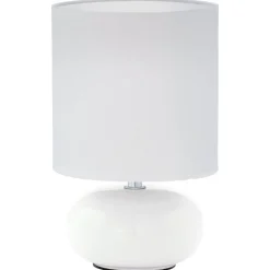 Trondio White Ceramic Table Lamp