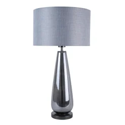 Tulisa Tall Smoked Glass Table Lamp