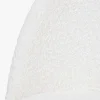 Turi White Boucl√© Fabric and Black Metal Dining Chair