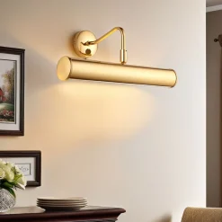 Turner 2 Light Gold Picture Wall Light