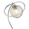 Twine Polished Chrome & Smoked Glass Table Lamp