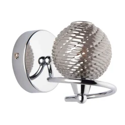 Twine Polished Chrome Wall Light