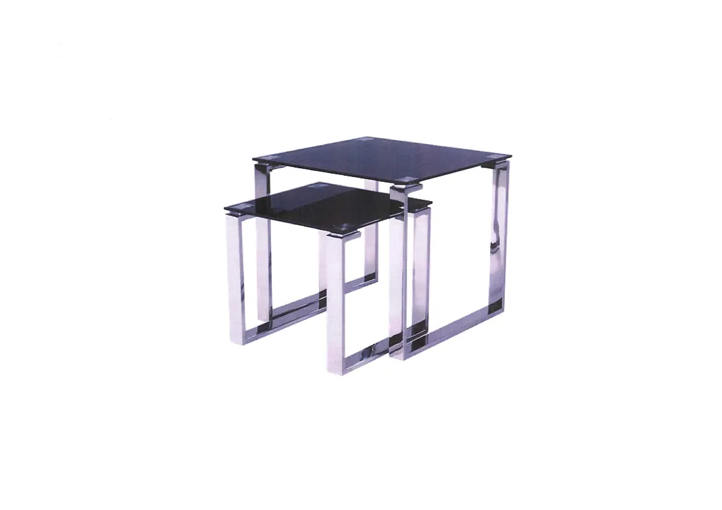 Twinkle Black Sparkle Nest of Tables