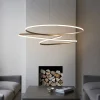 Twirl LED Gold Pendant Ceiling Light Large