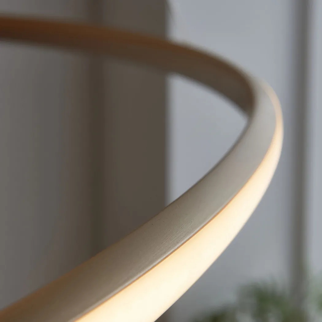 Twirl LED Gold Pendant Ceiling Light Large