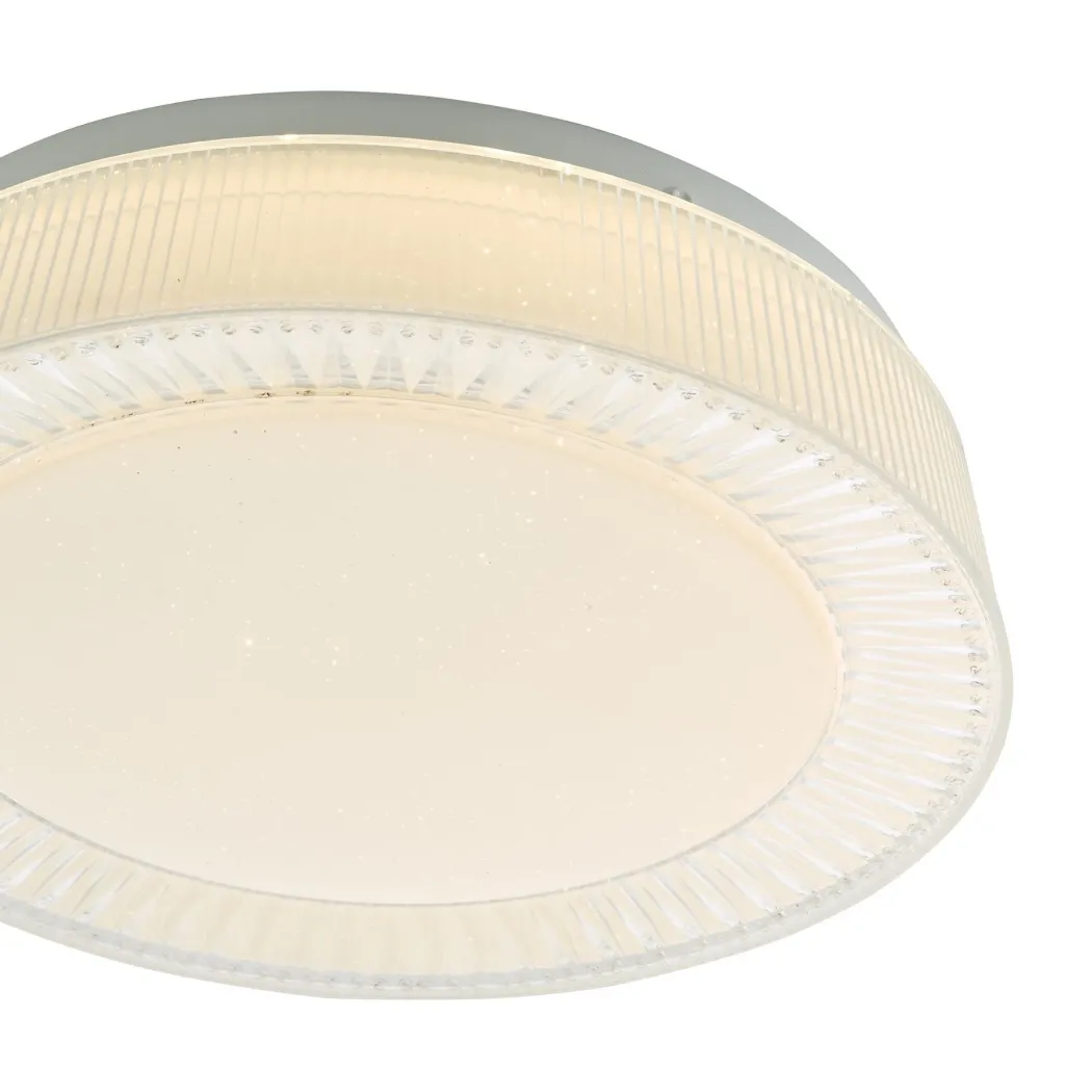 Udell Acrylic LED Flush Ceiling Light Small