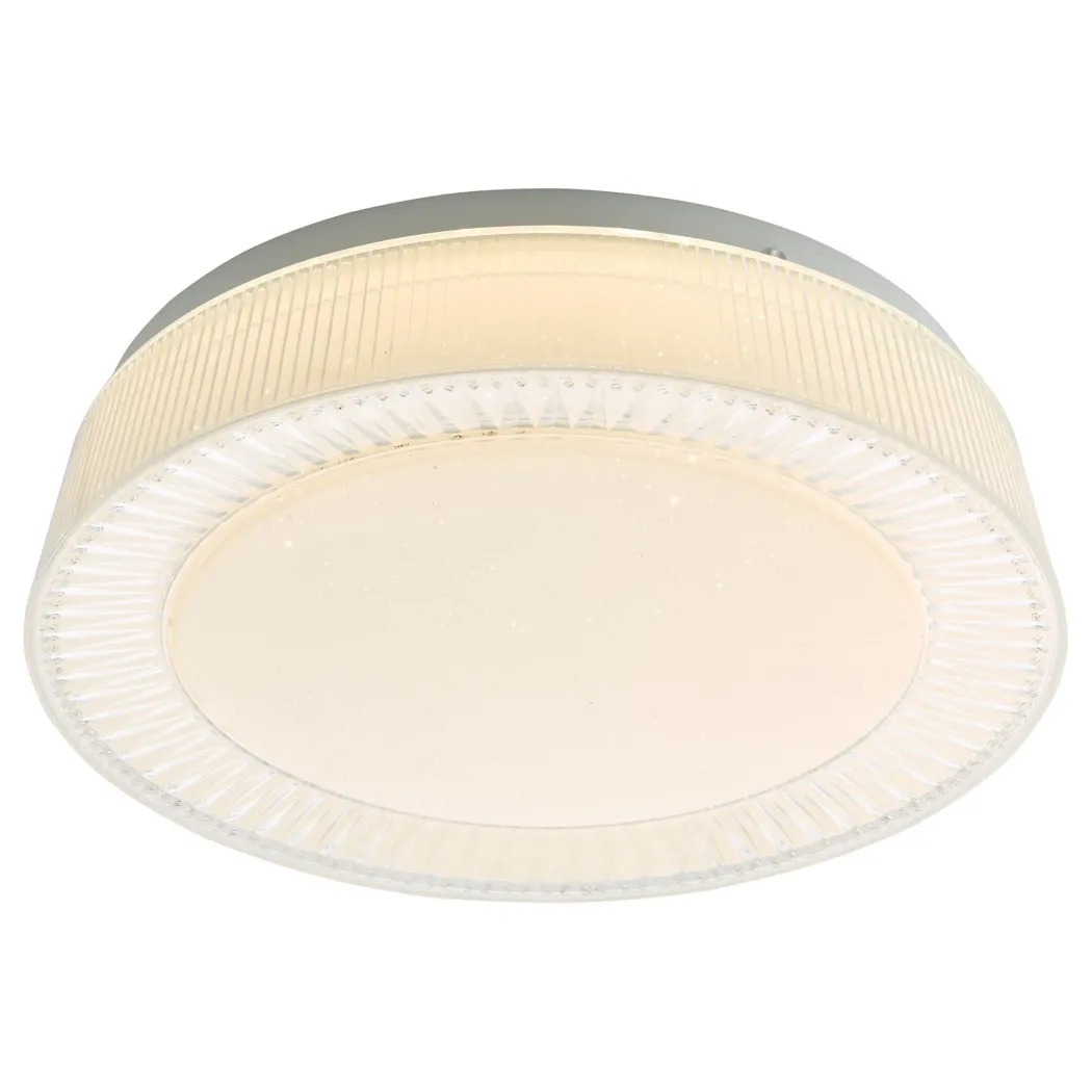 Udell Acrylic LED Flush Ceiling Light Small