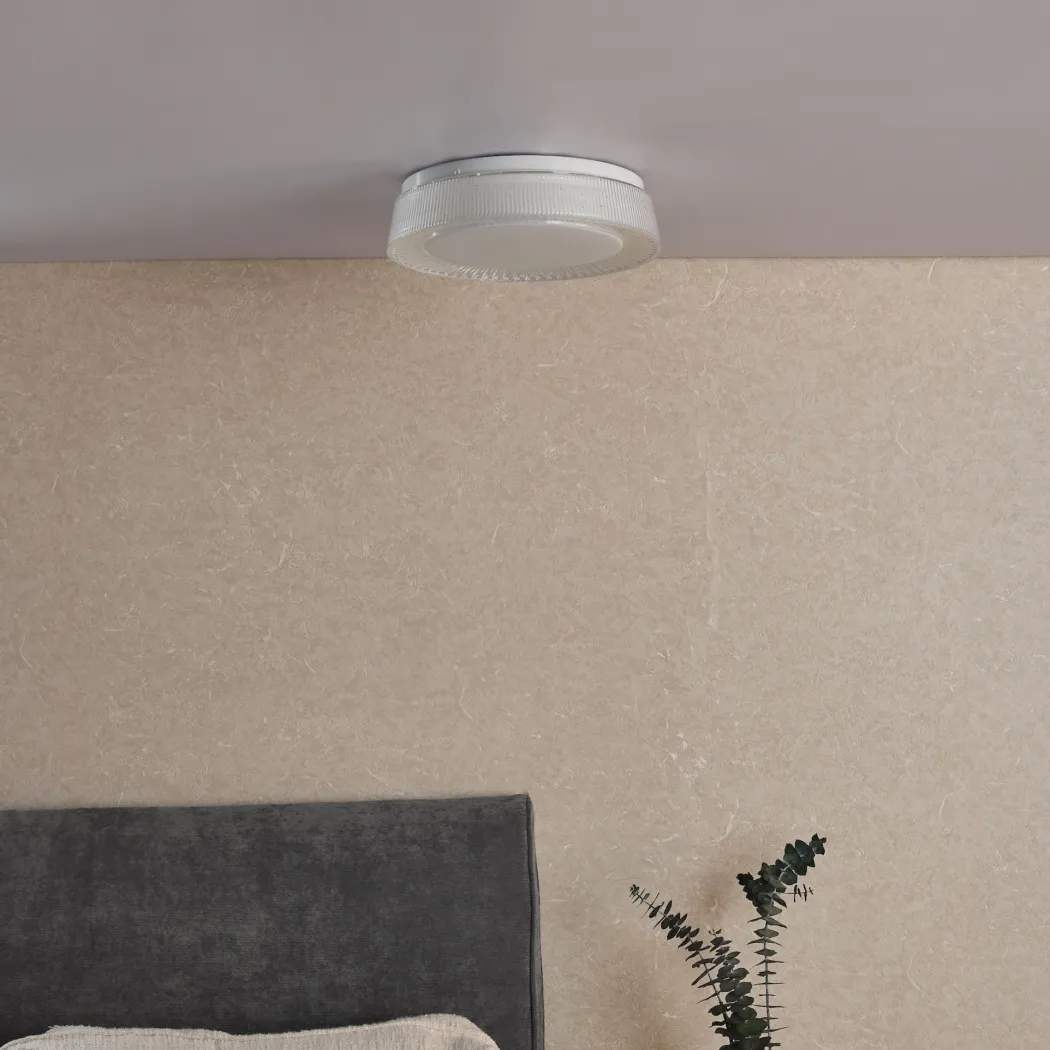 Udell Acrylic LED Flush Ceiling Light Small