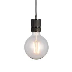 Urban Black Chrome Flex Pendant Cable