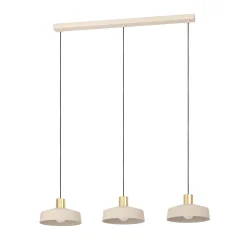 Valdiola 3 Light Natural Ceiling Pendant Bar