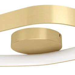 Vallerosa Gold LED Flush Ceiling Light
