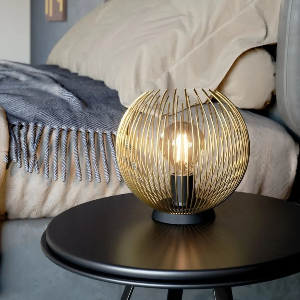 Venezuela Black & Gold Table Lamp