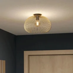 Venezuela Gold Flush Ceiling Light