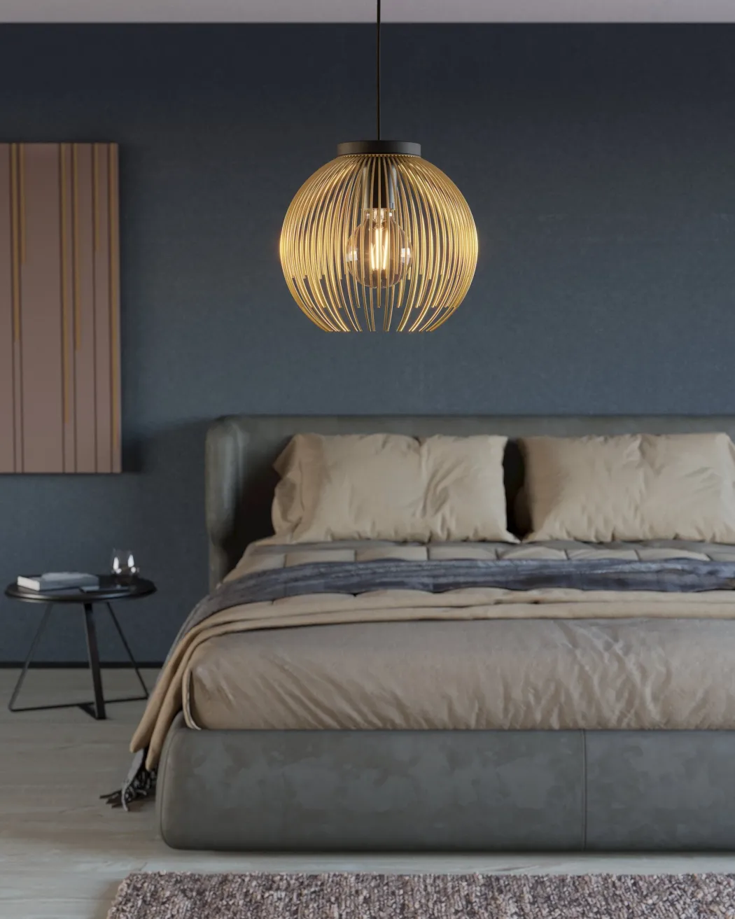 Venezuela Gold Pendant Ceiling Light