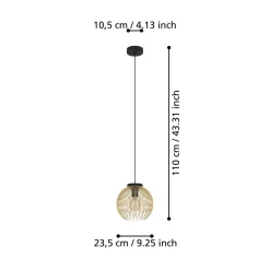 Venezuela Gold Pendant Ceiling Light
