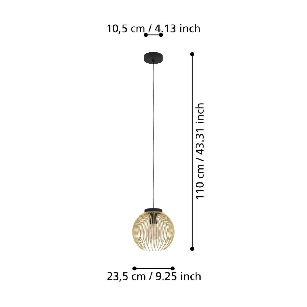 Venezuela Gold Pendant Ceiling Light