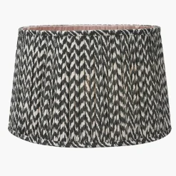Vienna 40cm Black & White Chevron Shade