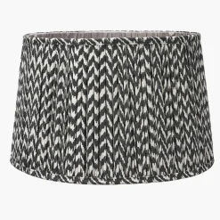 Vienna 40cm Black & White Chevron Shade