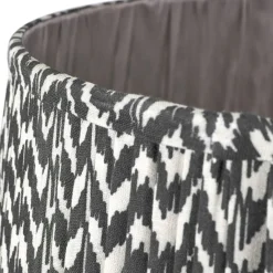 Vienna 40cm Black & White Chevron Shade