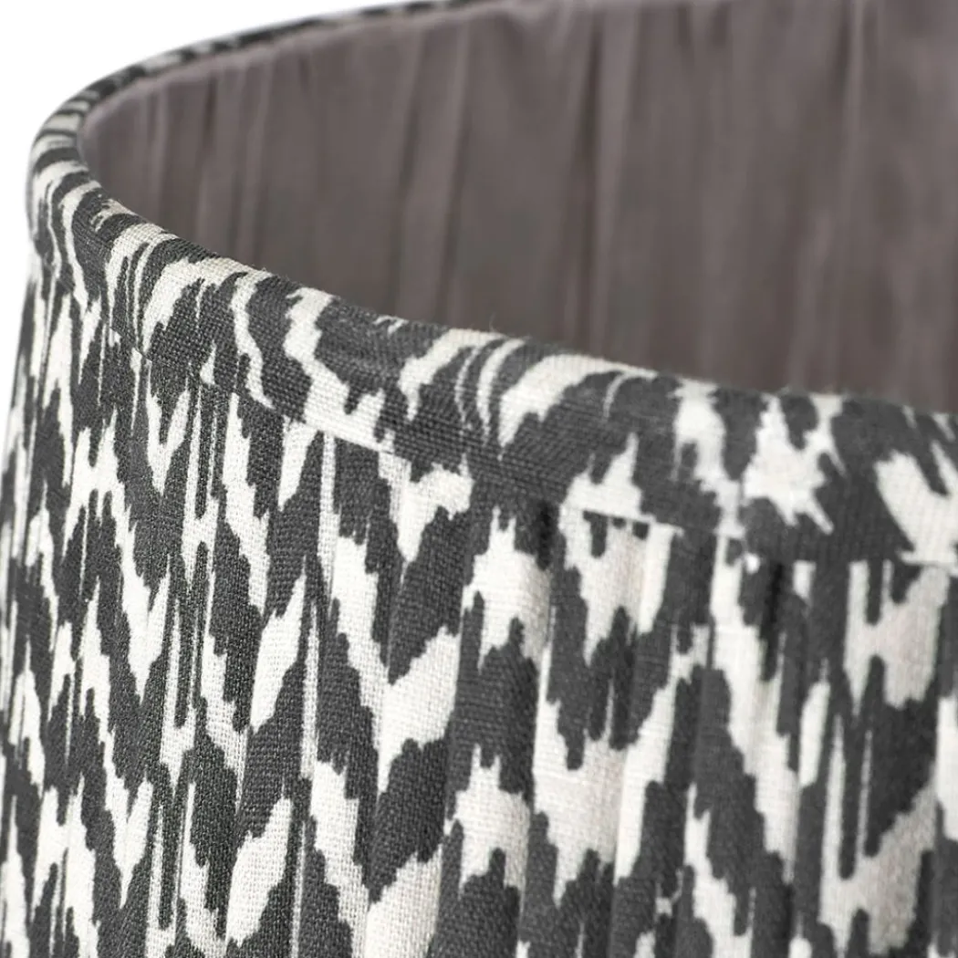 Vienna 40cm Black & White Chevron Shade