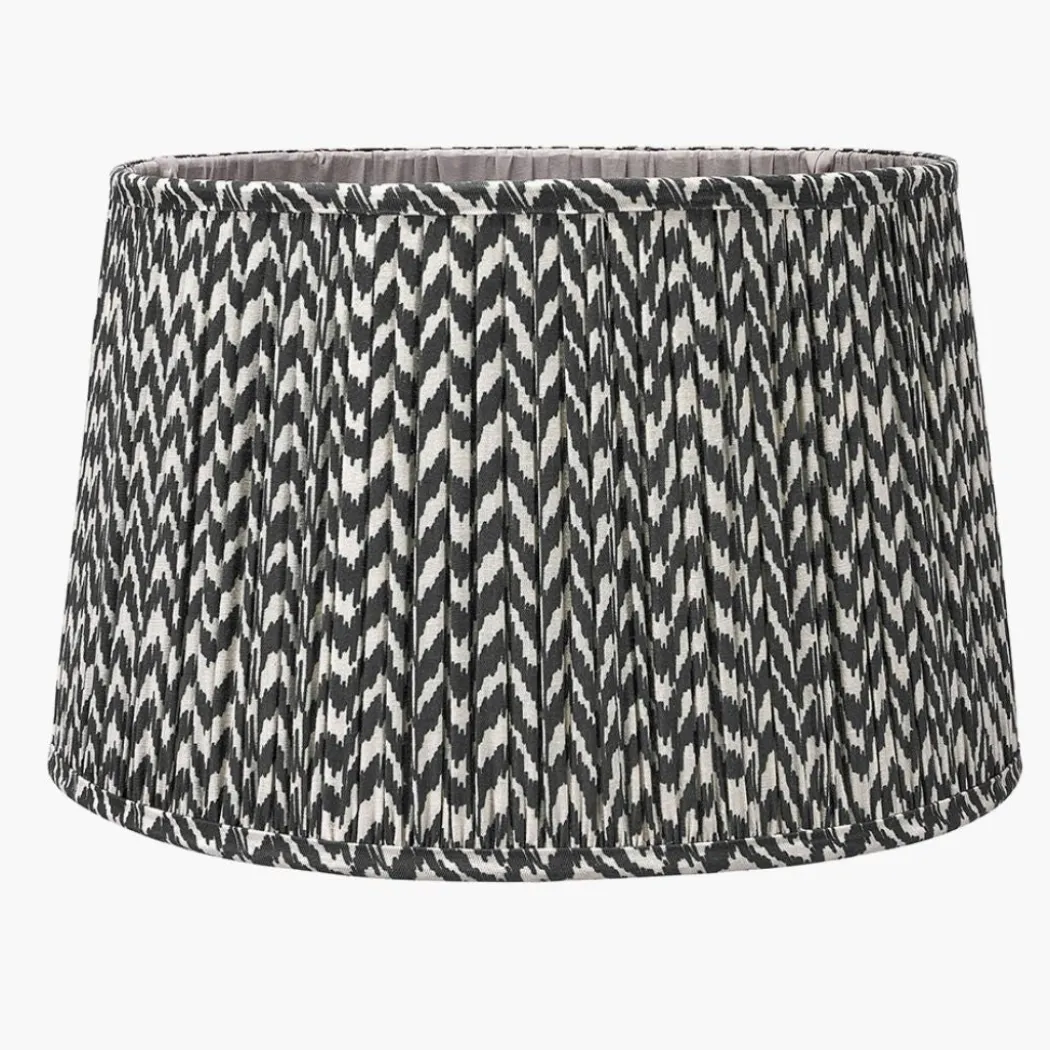 Vienna 35cm Black & White Chevron Shade