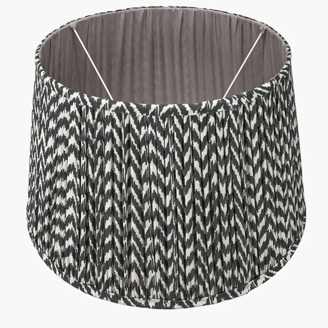 Vienna 35cm Black & White Chevron Shade