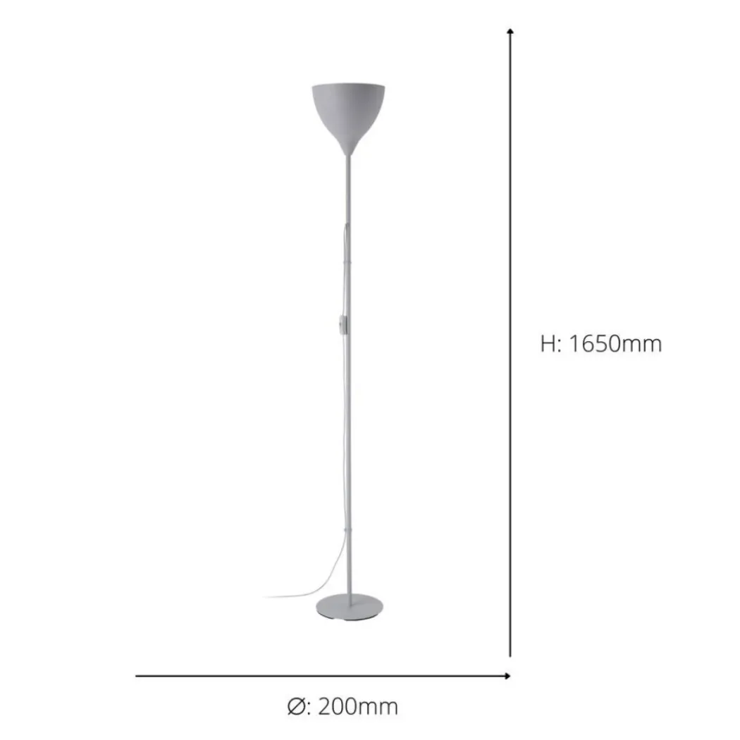 Vilastori-E Silver Floor Lamp
