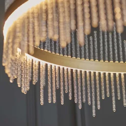 Virbrook Extra Large Gold LED Pendant Ceiling Light