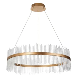 Virbrook Extra Large Gold LED Pendant Ceiling Light