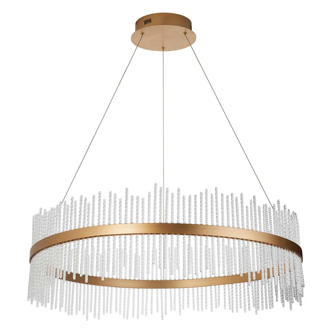Virbrook Extra Large Gold LED Pendant Ceiling Light