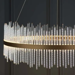 Virbrook Extra Large Gold LED Pendant Ceiling Light