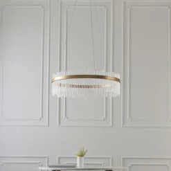 Virbrook Large Gold LED Pendant Ceiling Light