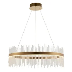 Virbrook Large Gold LED Pendant Ceiling Light