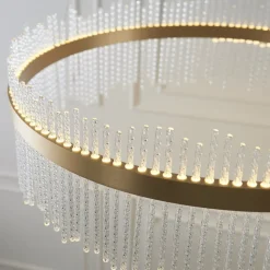 Virbrook Large Gold LED Pendant Ceiling Light