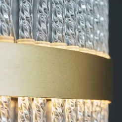 Virbrook Medium Gold LED Pendant Ceiling Light