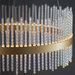 Virbrook Medium Gold LED Pendant Ceiling Light