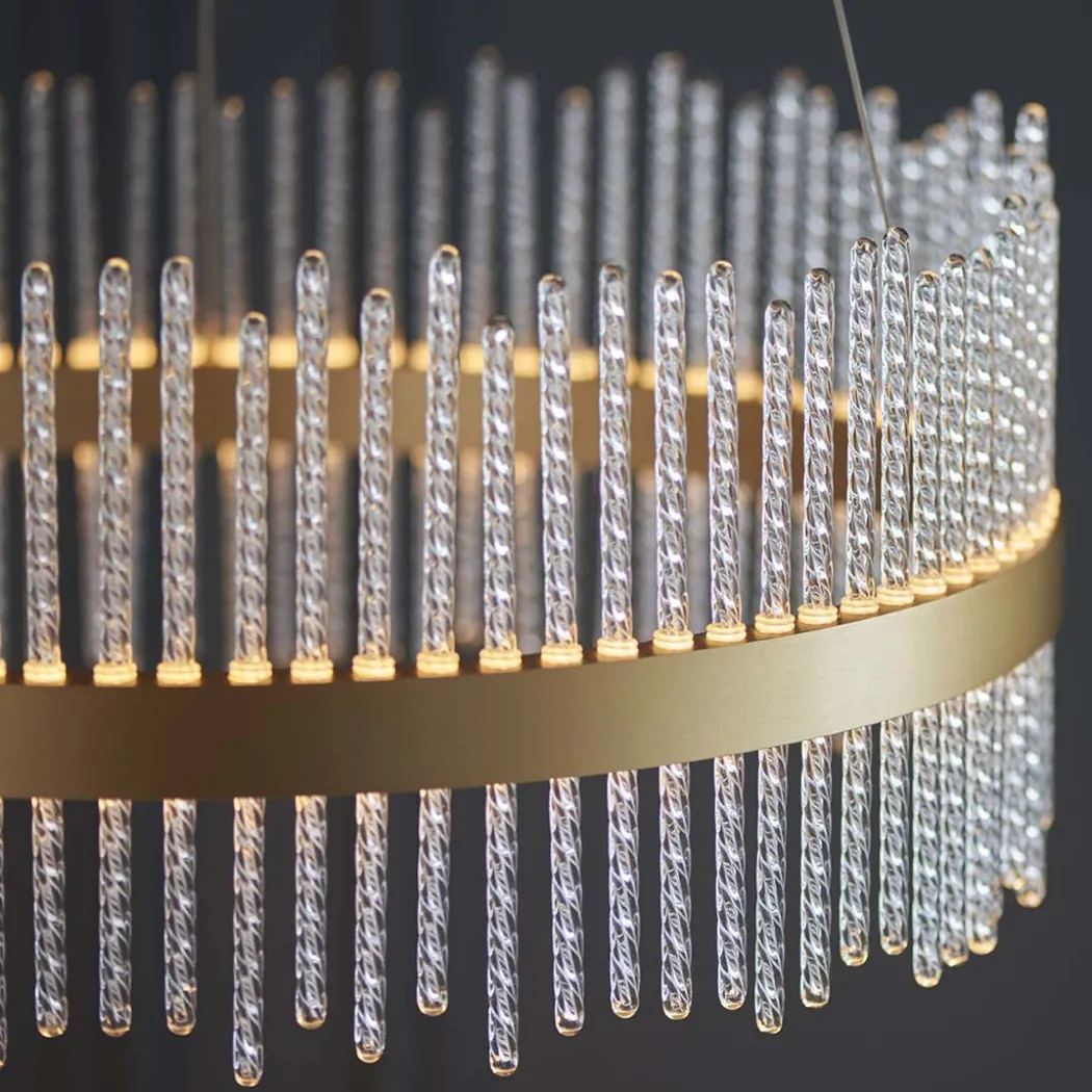 Virbrook Medium Gold LED Pendant Ceiling Light