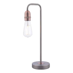 Vitor Industrial Copper Table Lamp