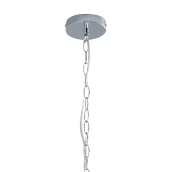 Vivienne 5 Light Chrome & Clear Chandelier Ceiling Pendant