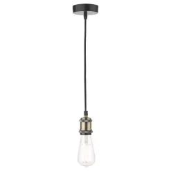 Waco Light Antique Brass Pendant Ceiling Light