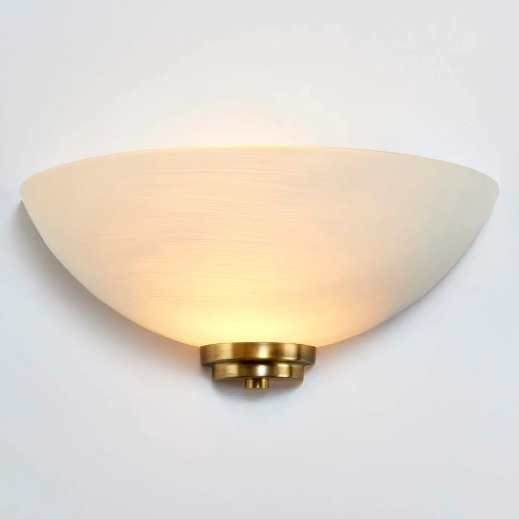 Welles Wall Light Antique Brass