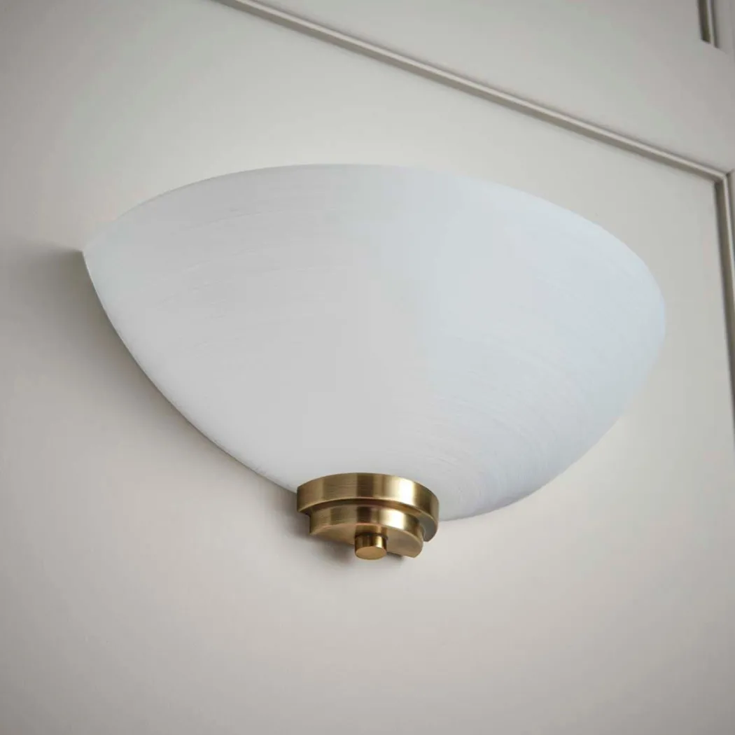 Welles Wall Light Antique Brass