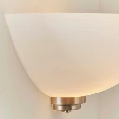 Welles Wall Light Satin Chrome