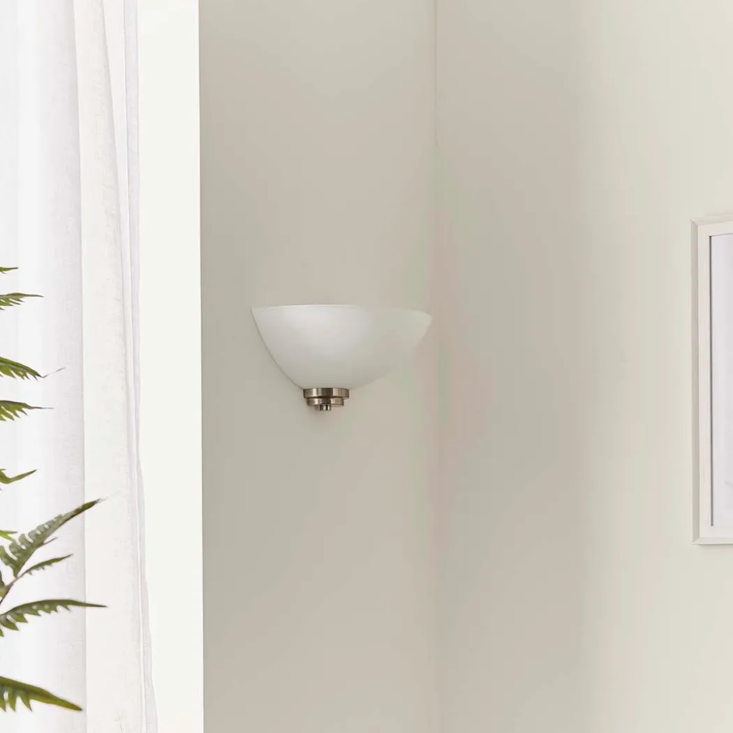 Welles Wall Light Satin Chrome