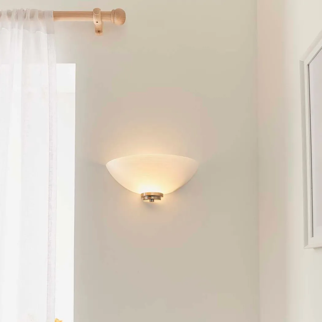 Welles Wall Light Satin Chrome